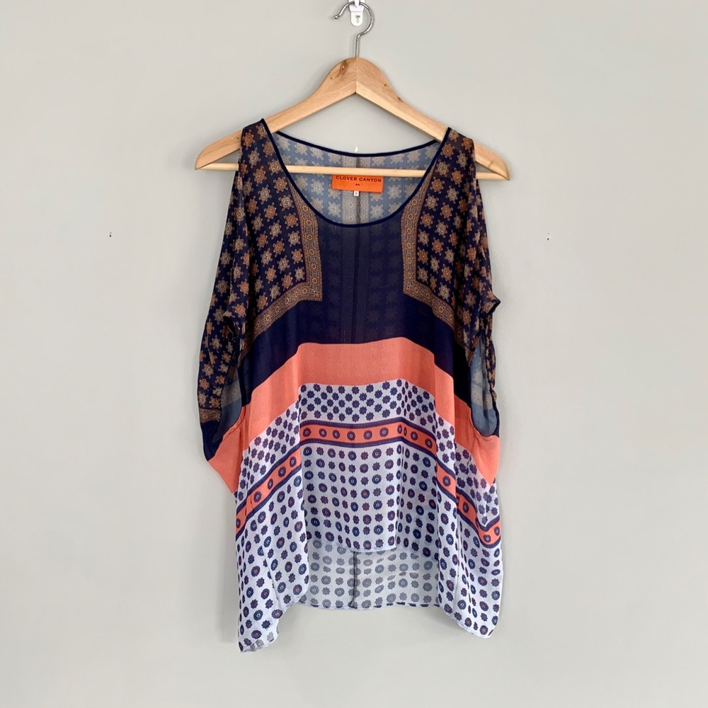 Clover Canyon Women's Top Blouse Size Small